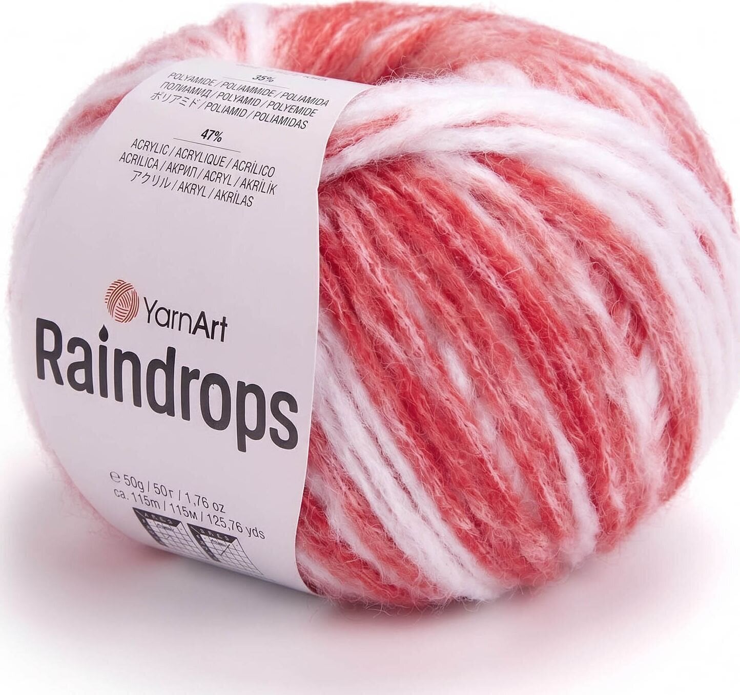 Adīšanas dzija Yarn Art Raindrops 2908 Adīšanas dzija