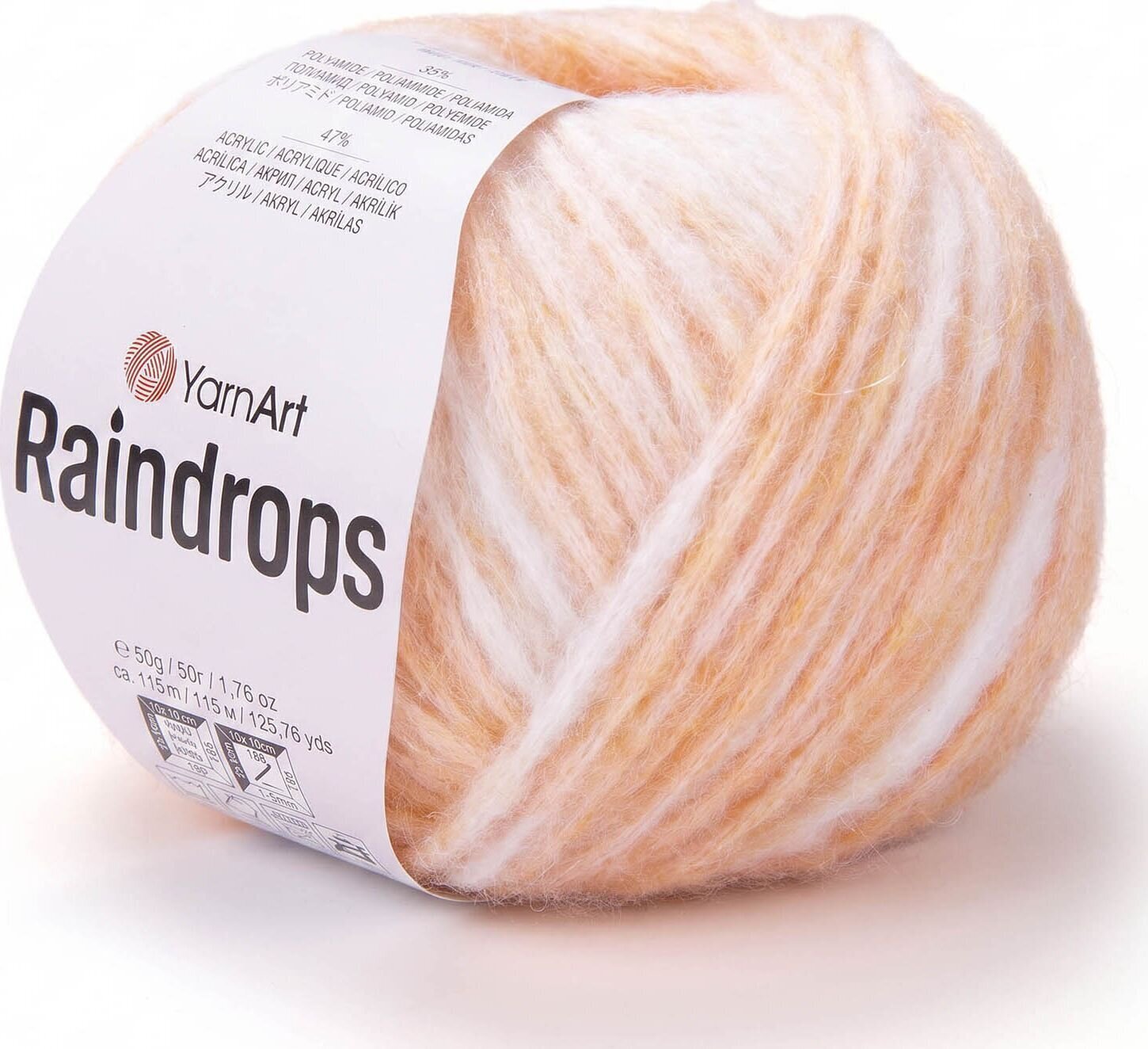 Adīšanas dzija Yarn Art Raindrops 2909 Adīšanas dzija