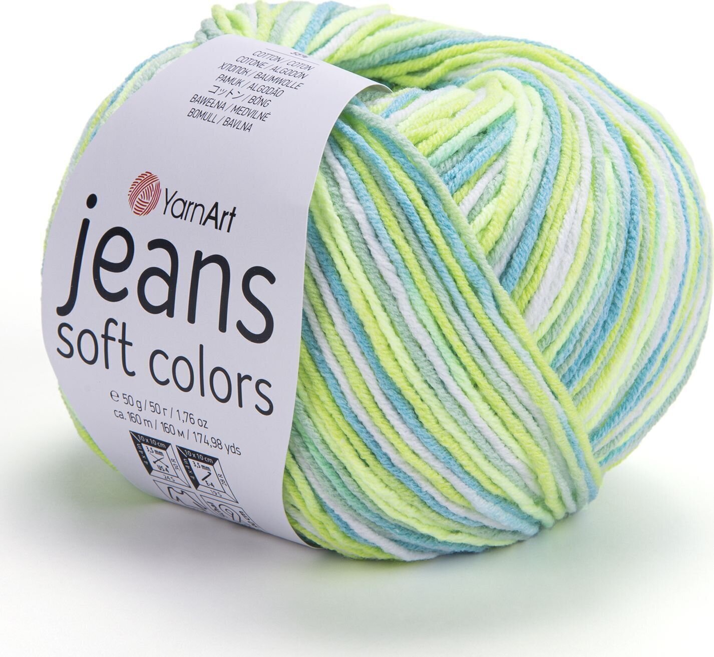 Adīšanas dzija Yarn Art Jeans Soft Colors 6211 Adīšanas dzija