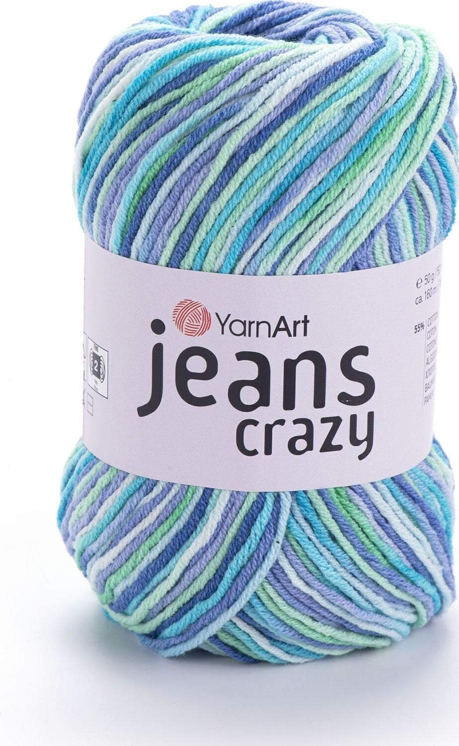 Strickgarn Yarn Art Jeans Crazy 7204 Strickgarn