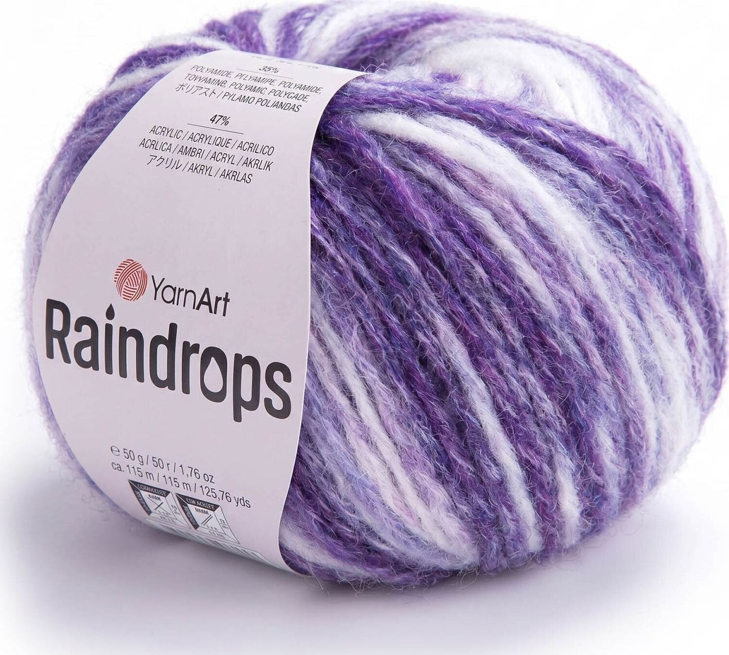 Adīšanas dzija Yarn Art Raindrops 2914 Adīšanas dzija