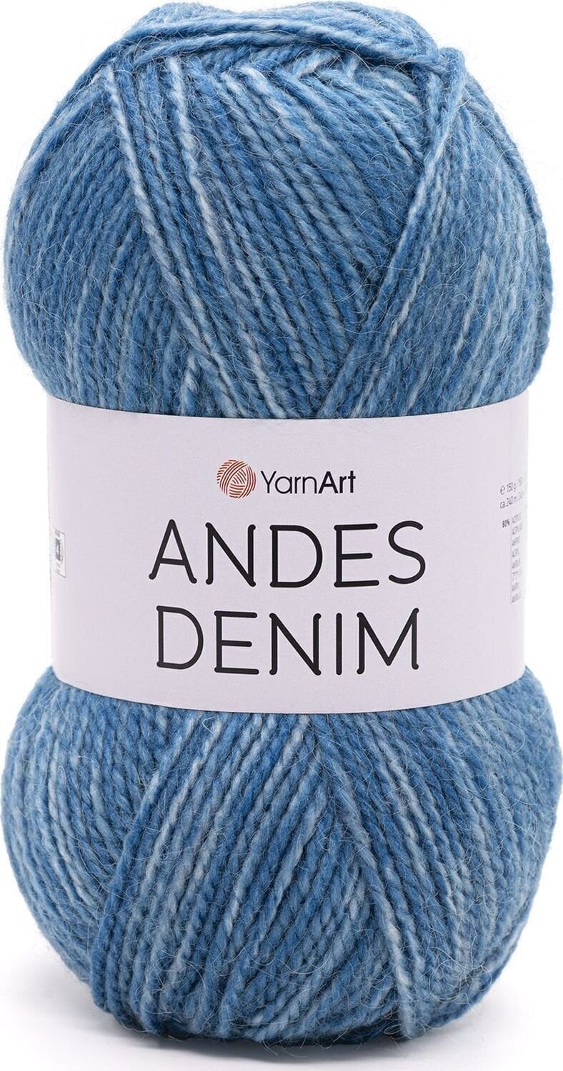 Przędza dziewiarska Yarn Art Andes Denim 5101 Przędza dziewiarska