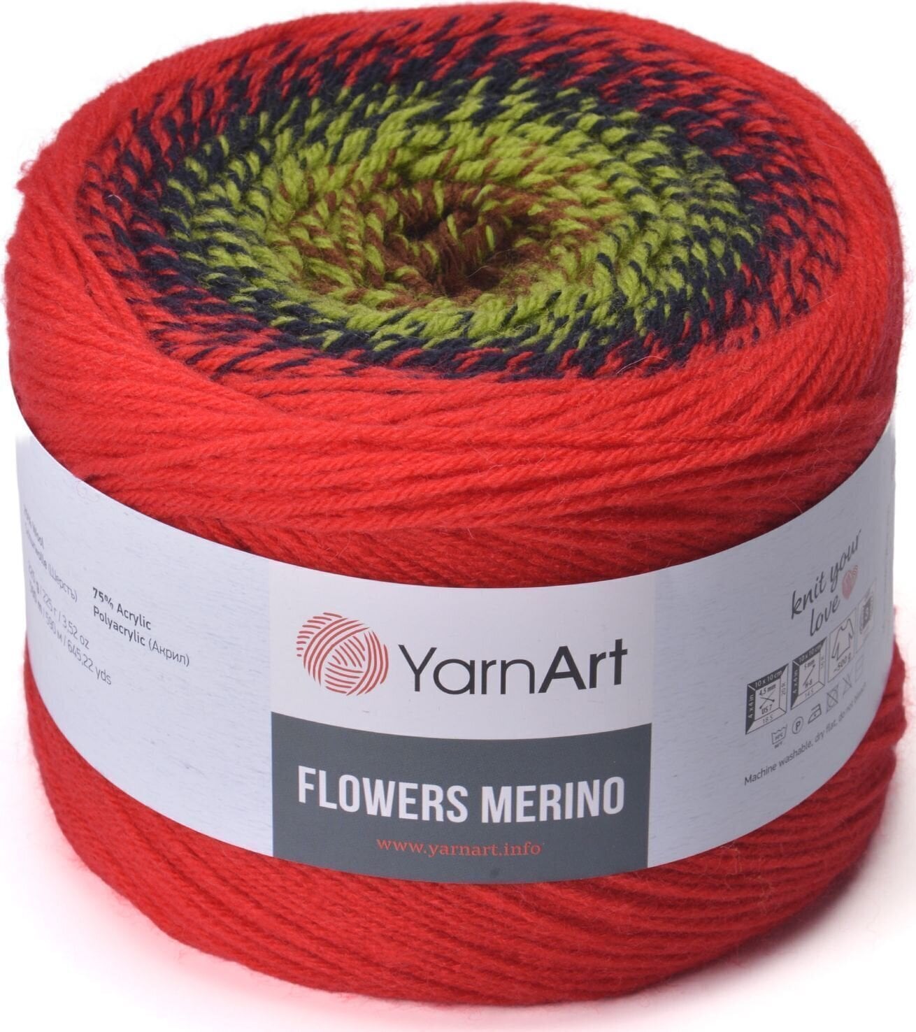 Kudumislõng Yarn Art Flowers Merino 563 Kudumislõng