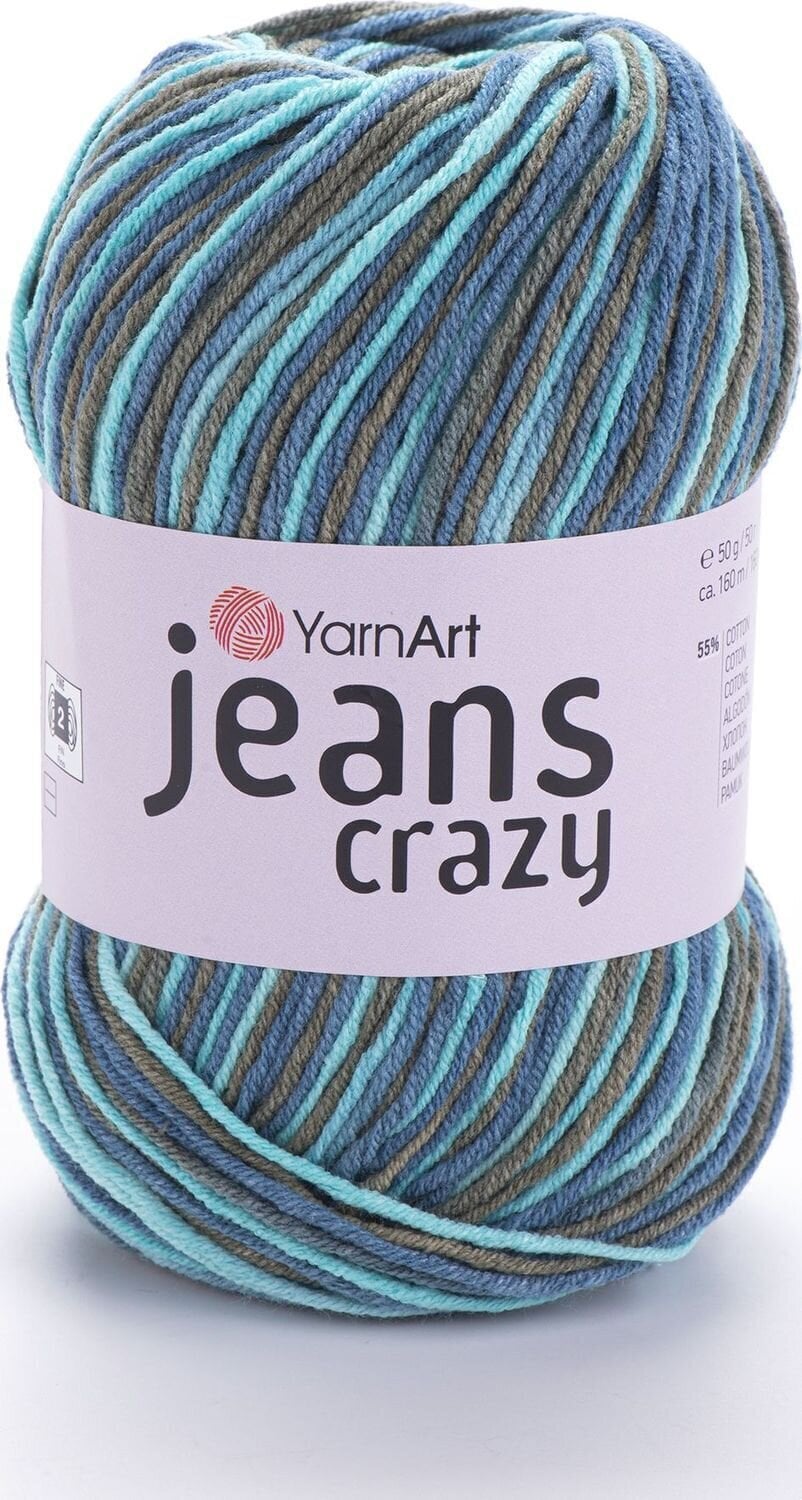 Adīšanas dzija Yarn Art Jeans Crazy 7212 Adīšanas dzija