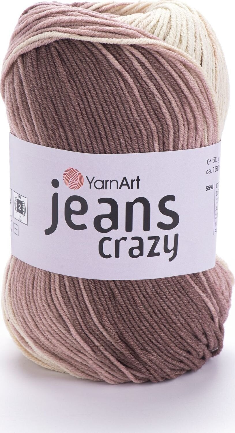 Filati per maglieria Yarn Art Jeans Crazy 8201 Filati per maglieria