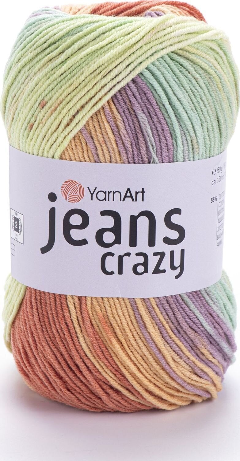 Filati per maglieria Yarn Art Jeans Crazy 8202 Filati per maglieria