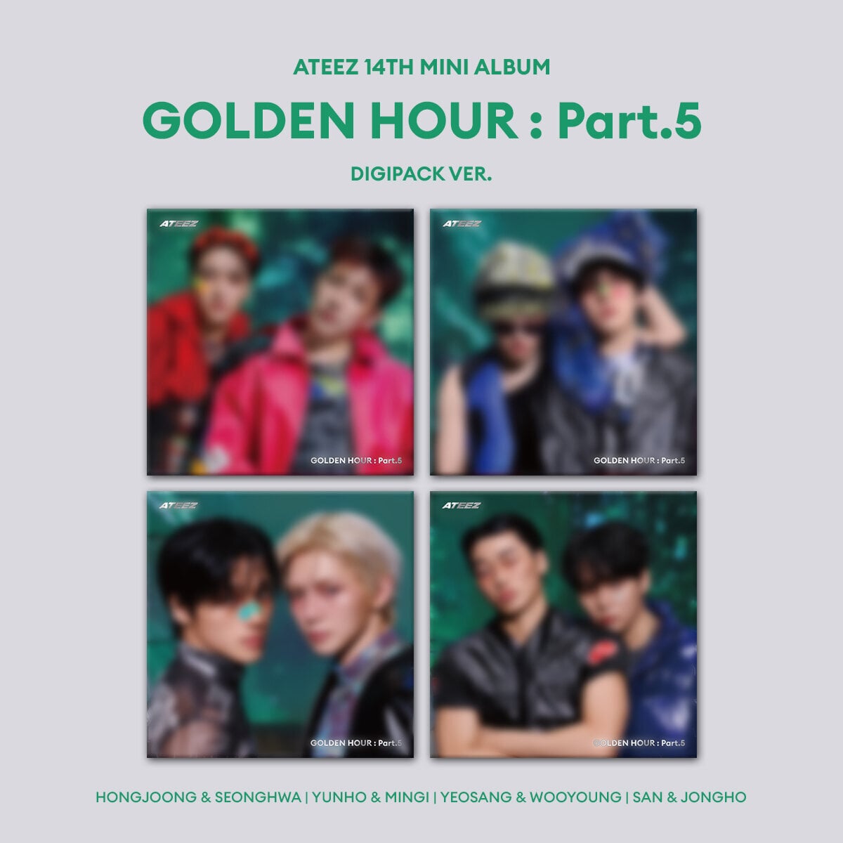 Muziek CD Ateez - Golden Hour: Part.5 (Digipak) (CD)