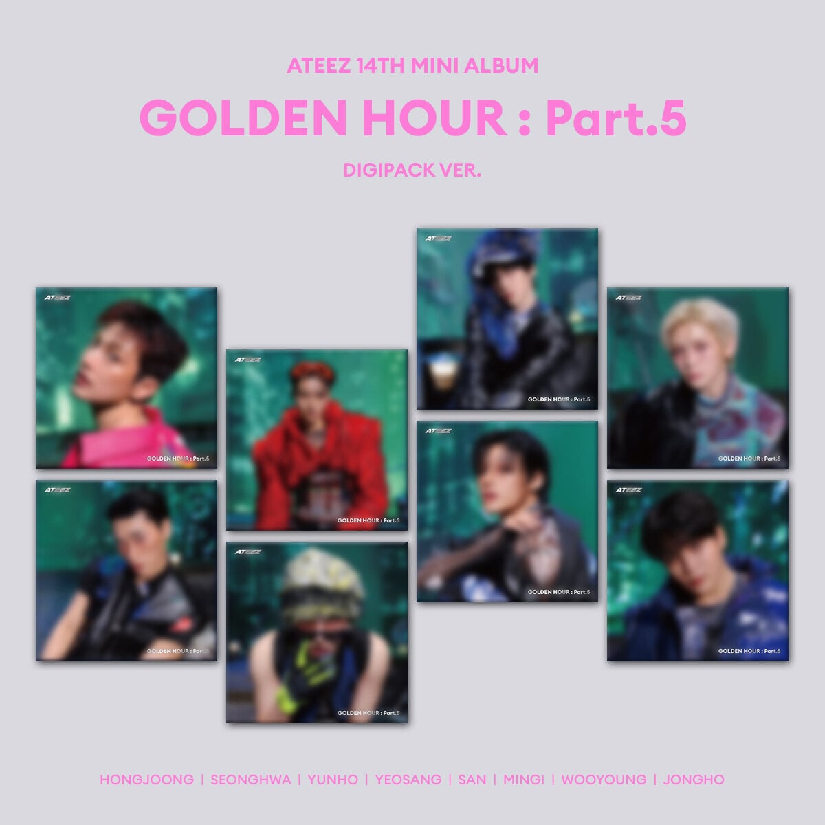 Muziek CD Ateez - Golden Hour: Part.5 (Digipak Unit) (CD)