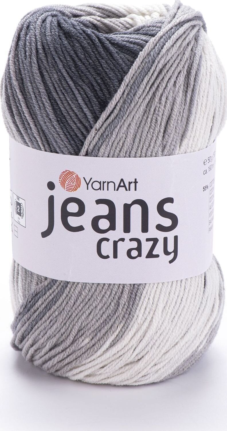 Filati per maglieria Yarn Art Jeans Crazy 8204 Filati per maglieria