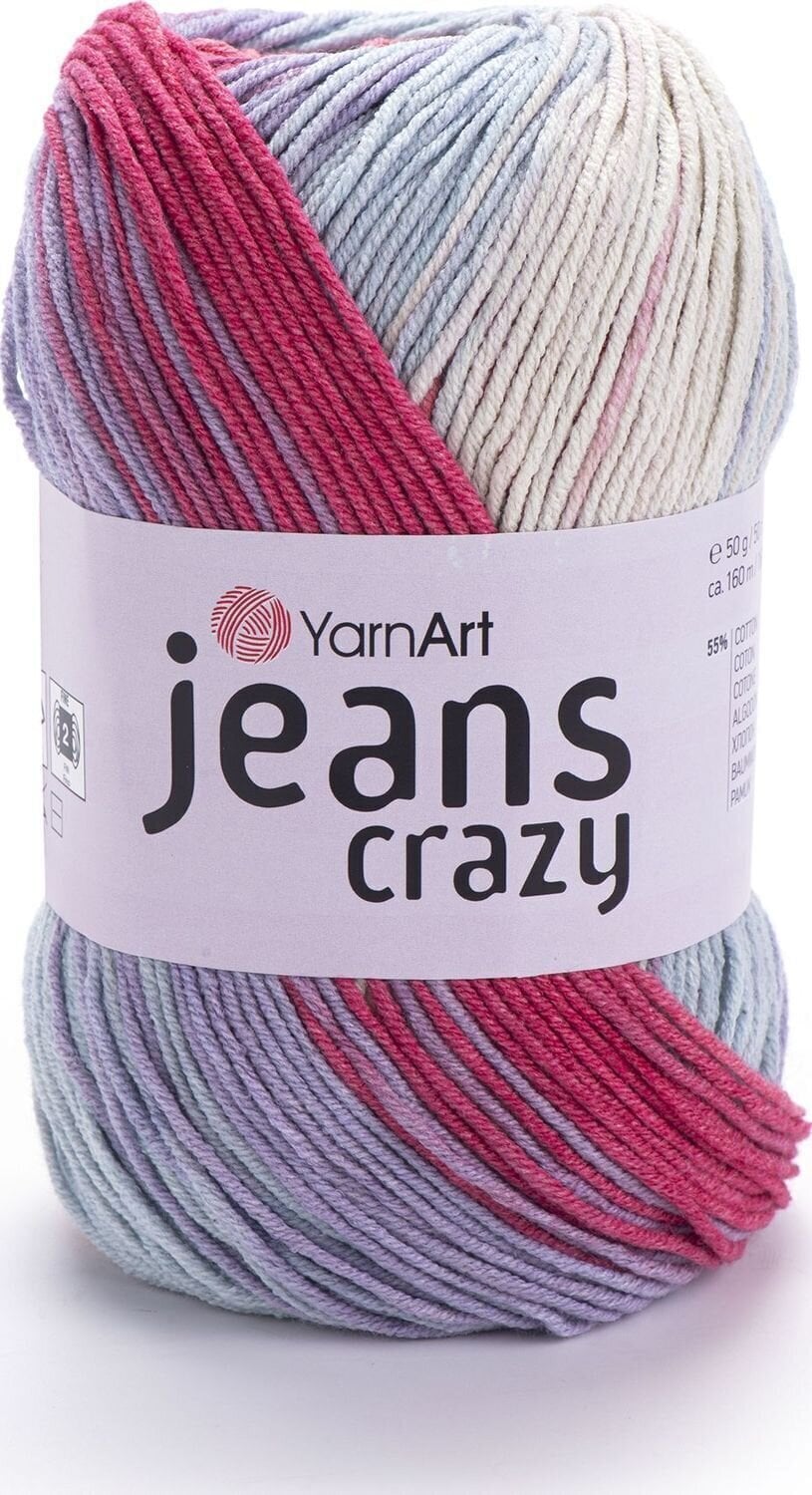 Filati per maglieria Yarn Art Jeans Crazy 8205 Filati per maglieria