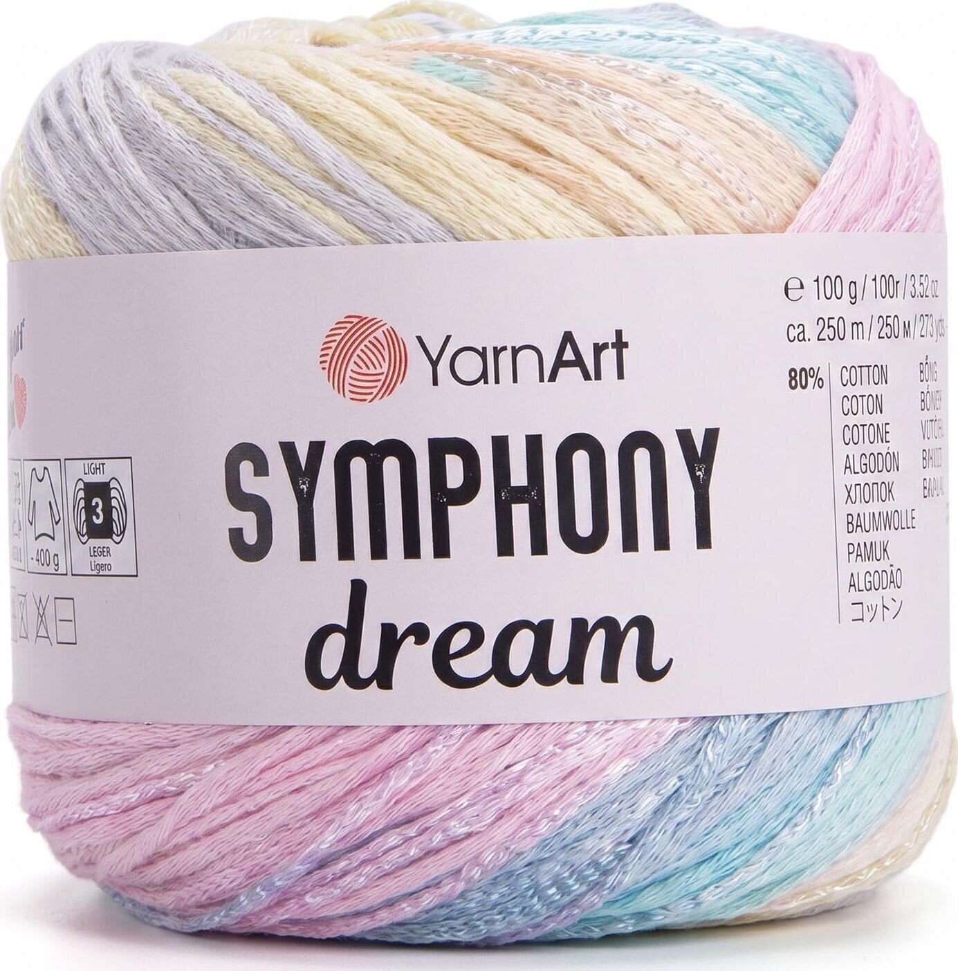 Pređa za pletenje Yarn Art Symphony Dream 3108 Pređa za pletenje