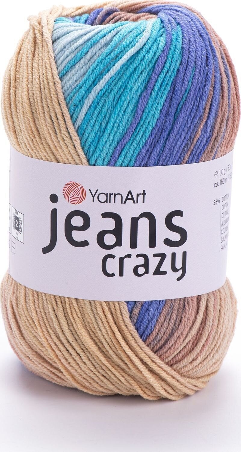 Filati per maglieria Yarn Art Jeans Crazy 8207 Filati per maglieria