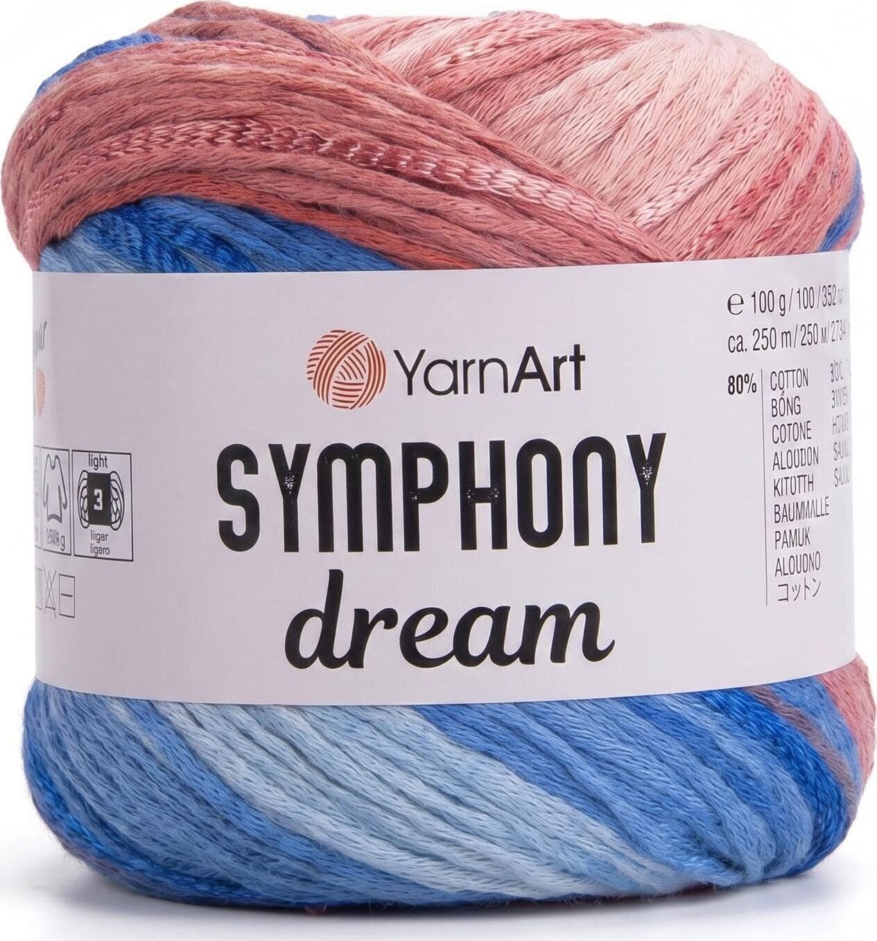 Strikkegarn Yarn Art Symphony Dream 3109 Strikkegarn