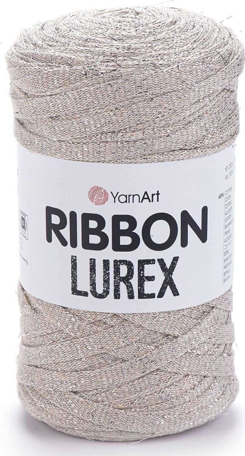 Kudumislõng Yarn Art Ribbon Lurex 725 Kudumislõng