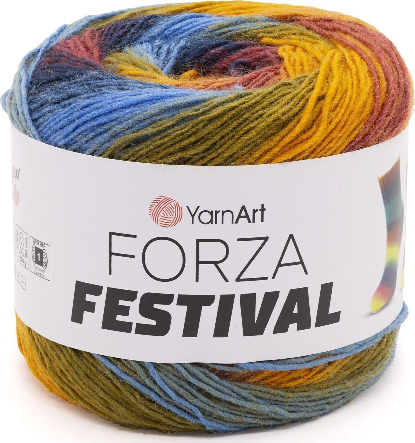 Fil à tricoter Yarn Art Forza Festival 2905 Fil à tricoter