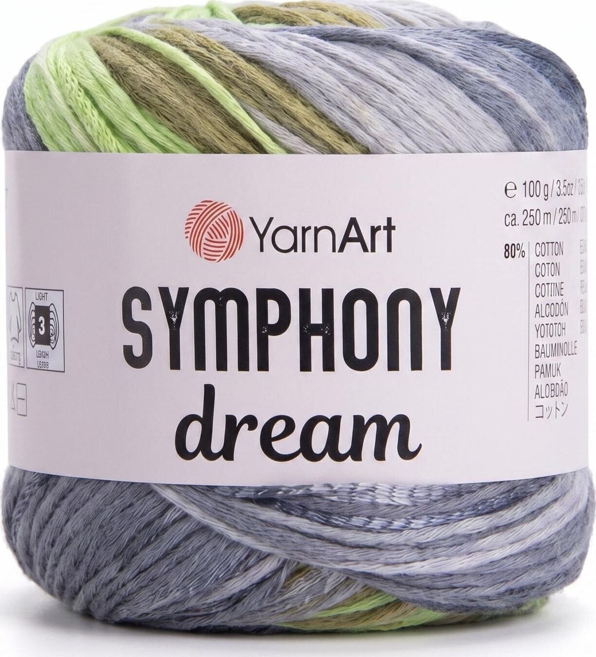 Pređa za pletenje Yarn Art Symphony Dream 3112 Pređa za pletenje