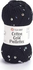 Kudumislõng Yarn Art Cotton Gold Paillettes 7101 Kudumislõng