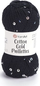 Плетива прежда Yarn Art Cotton Gold Paillettes 7101 Плетива прежда - 1