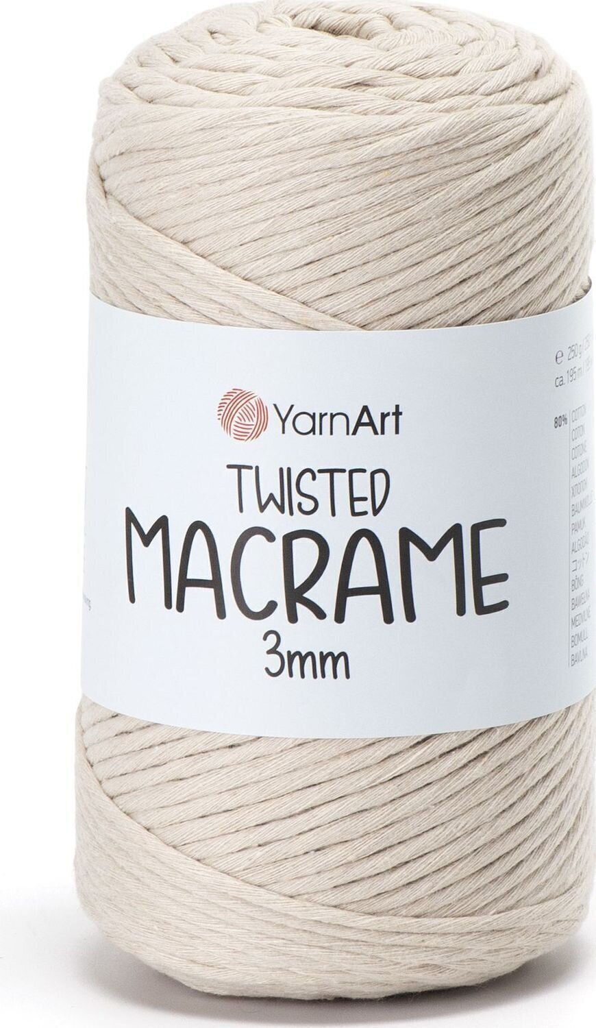 Konac Yarn Art Twisted Macrame 3mm 195 m 753 Konac