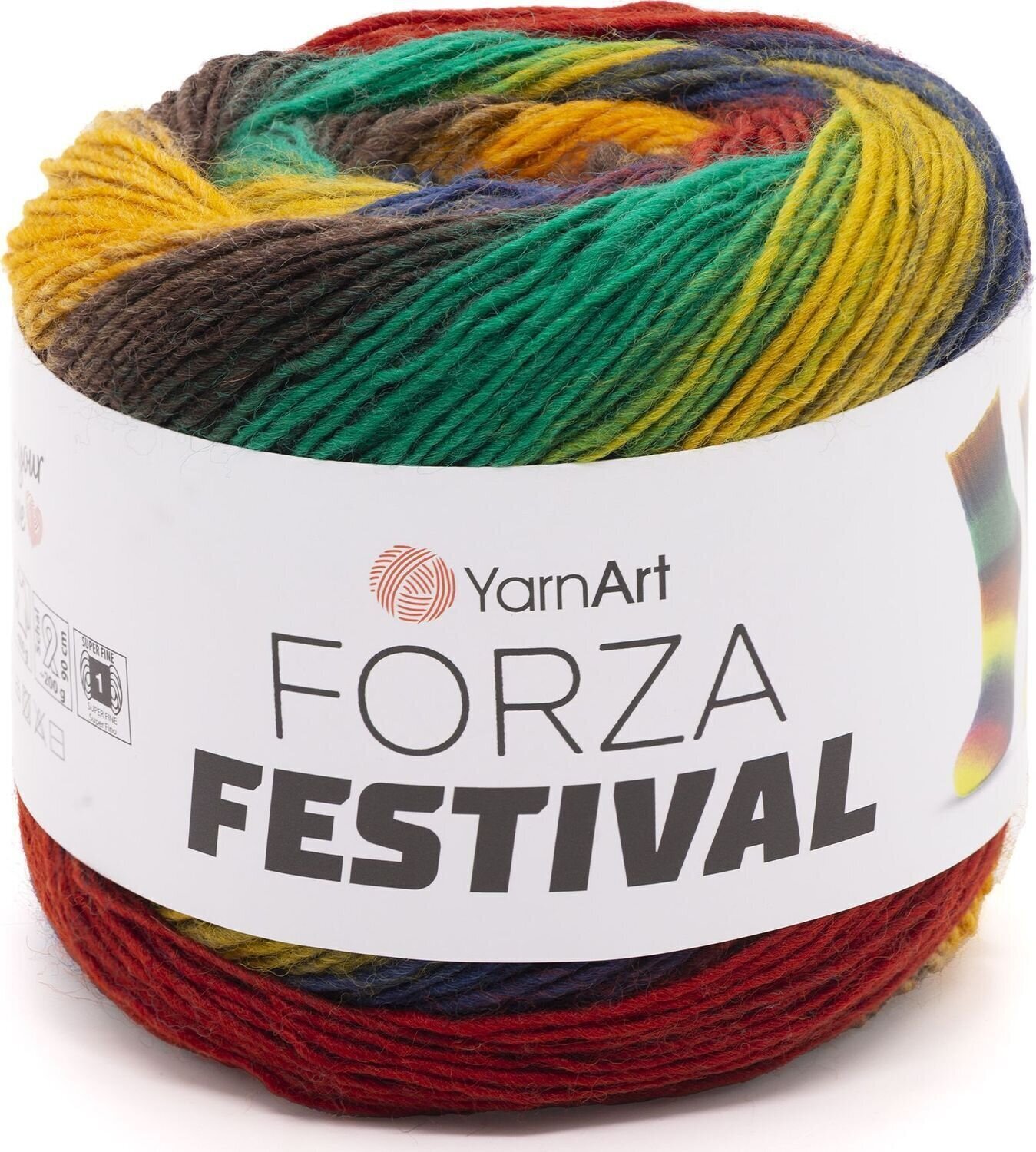 Fil à tricoter Yarn Art Forza Festival 2912 Fil à tricoter
