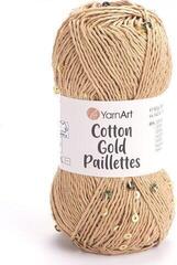 Hilo de tejer Yarn Art Cotton Gold Paillettes 7105 Hilo de tejer