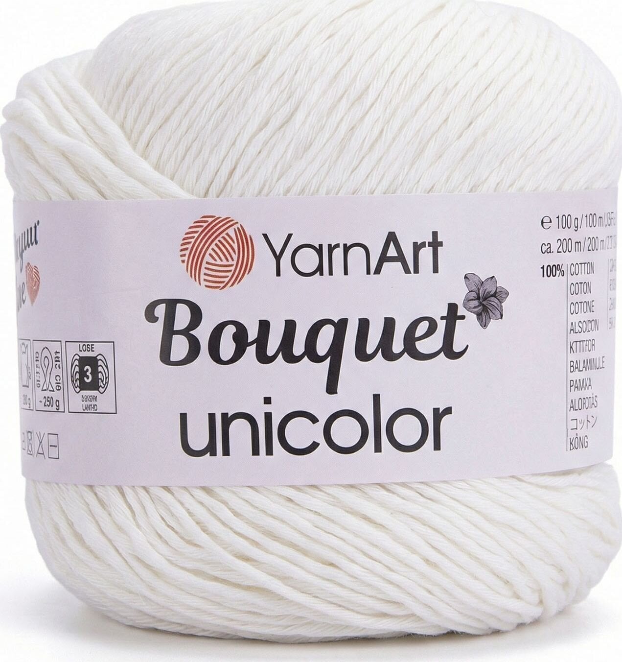Filati per maglieria Yarn Art Bouquet Unicolor 3201 Filati per maglieria