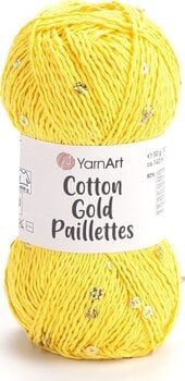 Pletilna preja Yarn Art Cotton Gold Paillettes 7106 Pletilna preja - 1