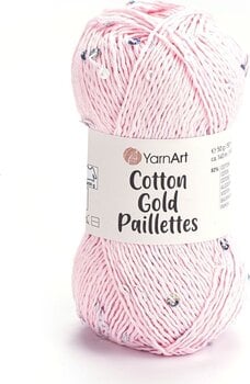 Knitting Yarn Yarn Art Cotton Gold Paillettes 7107 Knitting Yarn - 1