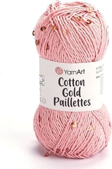 Knitting Yarn Yarn Art Cotton Gold Paillettes 7108 Knitting Yarn - 1