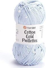 Hilo de tejer Yarn Art Cotton Gold Paillettes 7109 Hilo de tejer
