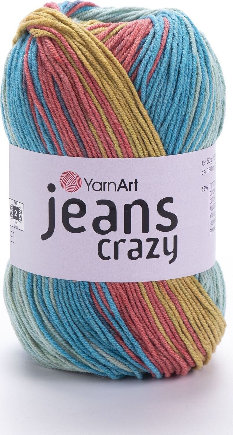 Filati per maglieria Yarn Art Jeans Crazy 8221 Filati per maglieria