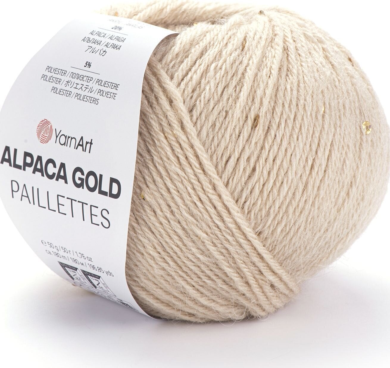 Fil à tricoter Yarn Art Alpaca Gold Paillettes 9302 Fil à tricoter