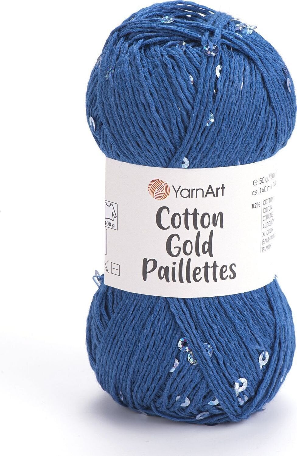Kudumislõng Yarn Art Cotton Gold Paillettes 7111 Kudumislõng