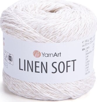 Knitting Yarn Yarn Art Linen Soft 7301 Knitting Yarn - 1