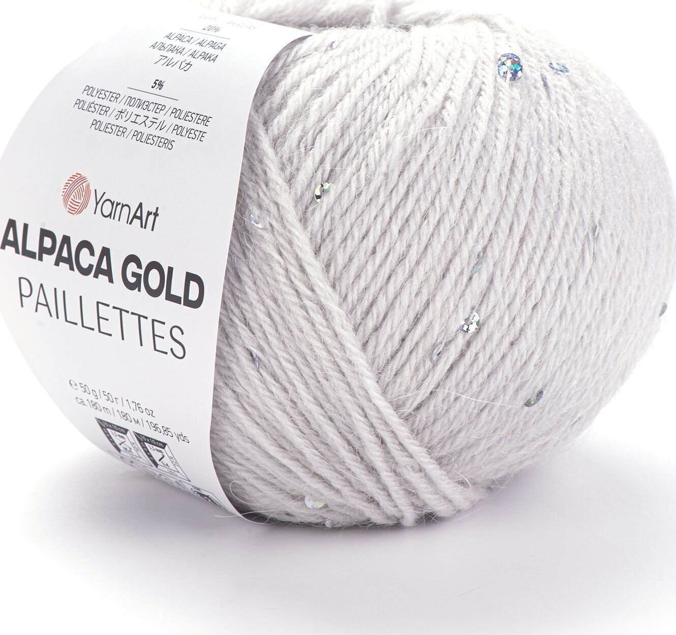 Kötőfonal Yarn Art Alpaca Gold Paillettes 9303 Kötőfonal