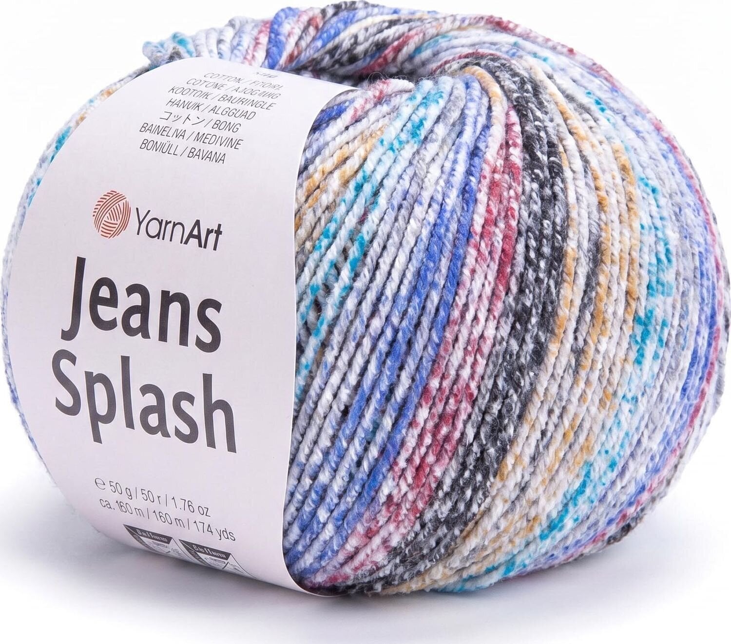 Adīšanas dzija Yarn Art Jeans Splash 942 Adīšanas dzija