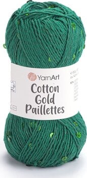 Kudumislõng Yarn Art Cotton Gold Paillettes 7114 Kudumislõng - 1