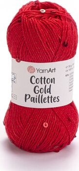 Kudumislõng Yarn Art Cotton Gold Paillettes 7115 Kudumislõng - 1
