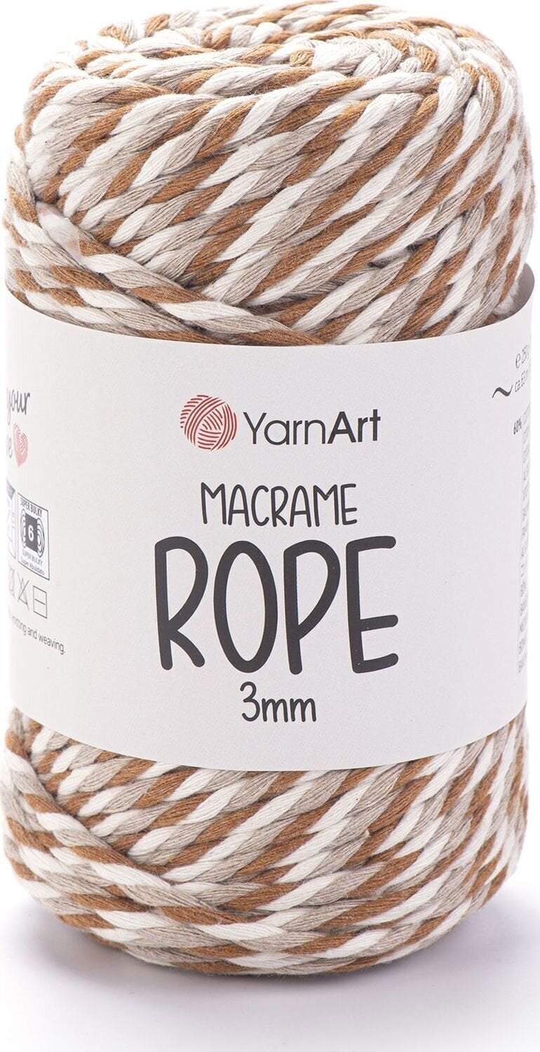 Aukla Yarn Art Macrame Rope 3 mm 63 m 821 Aukla
