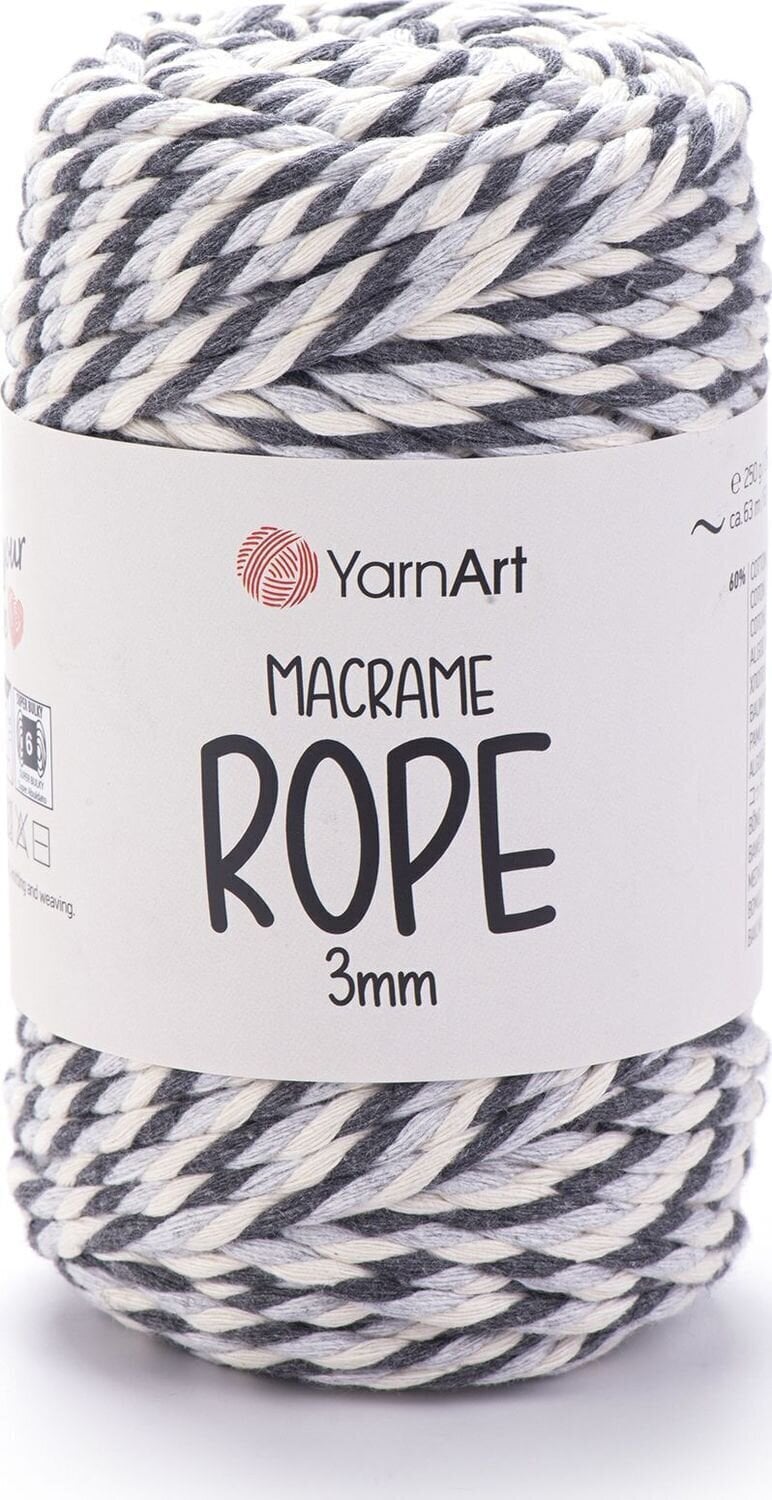 Aukla Yarn Art Macrame Rope 3 mm 63 m 822 Aukla