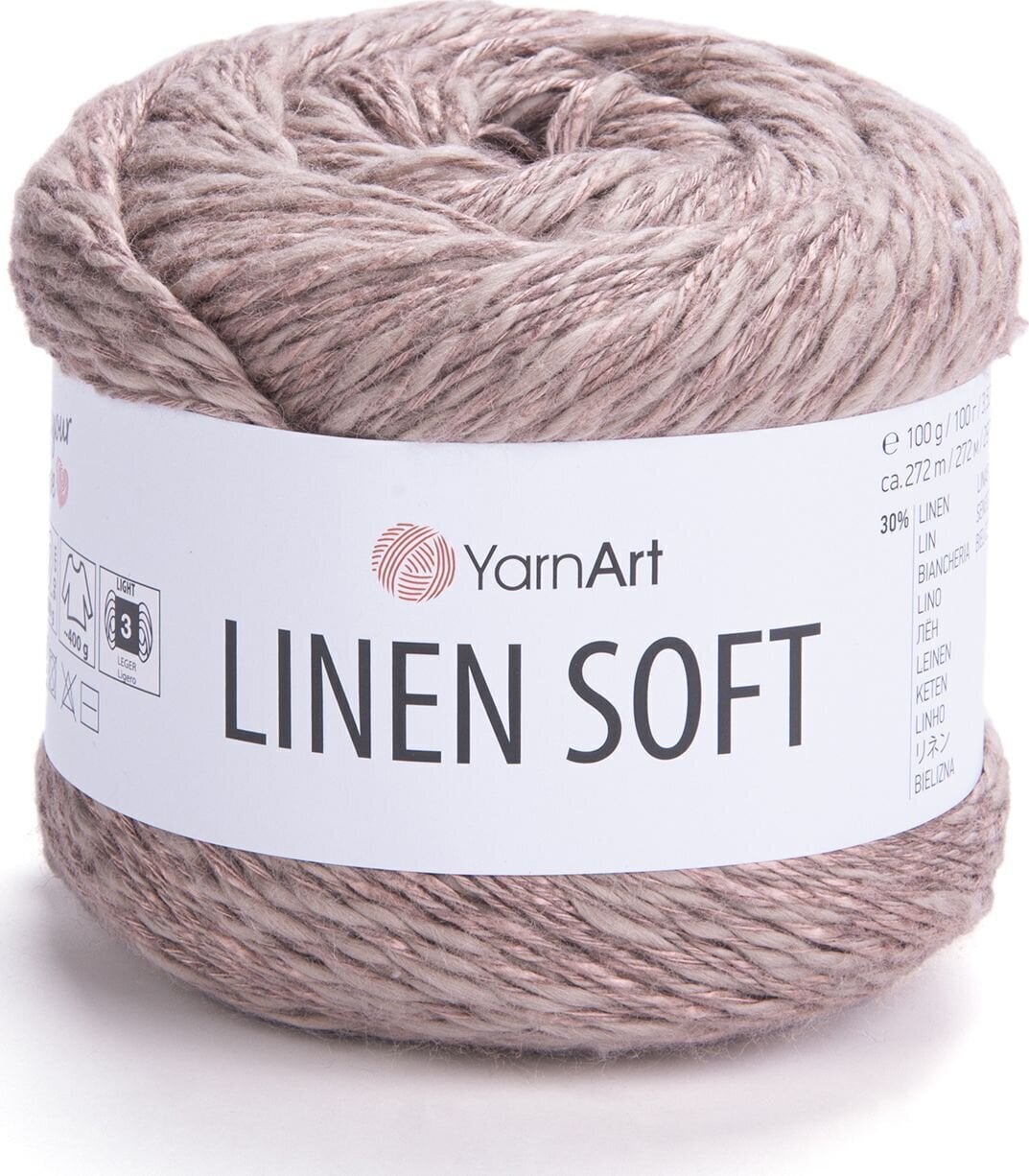 Pređa za pletenje Yarn Art Linen Soft 7308 Pređa za pletenje