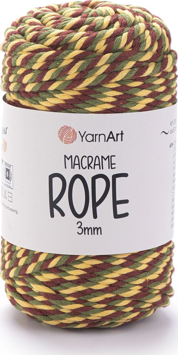 Aukla Yarn Art Macrame Rope 3 mm 63 m 823 Aukla