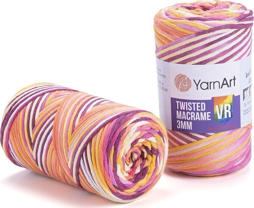 Nöör Yarn Art Twisted Macrame 3 mm VR 195 m 912 Nöör