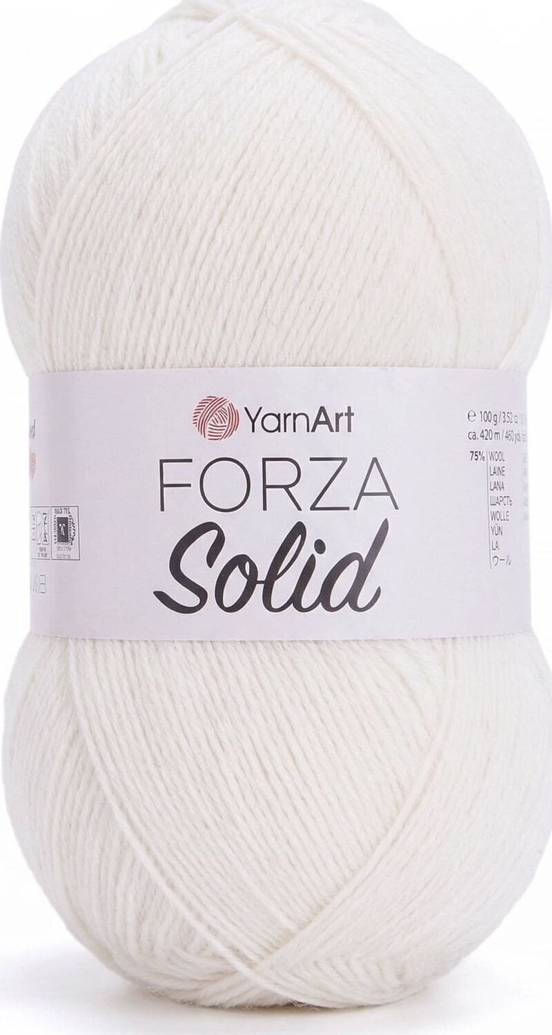 Adīšanas dzija Yarn Art Forza Solid 4601 Adīšanas dzija