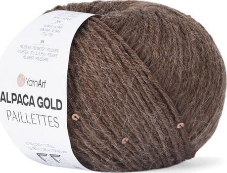 Knitting Yarn Yarn Art Alpaca Gold Paillettes 9315 Knitting Yarn - 1