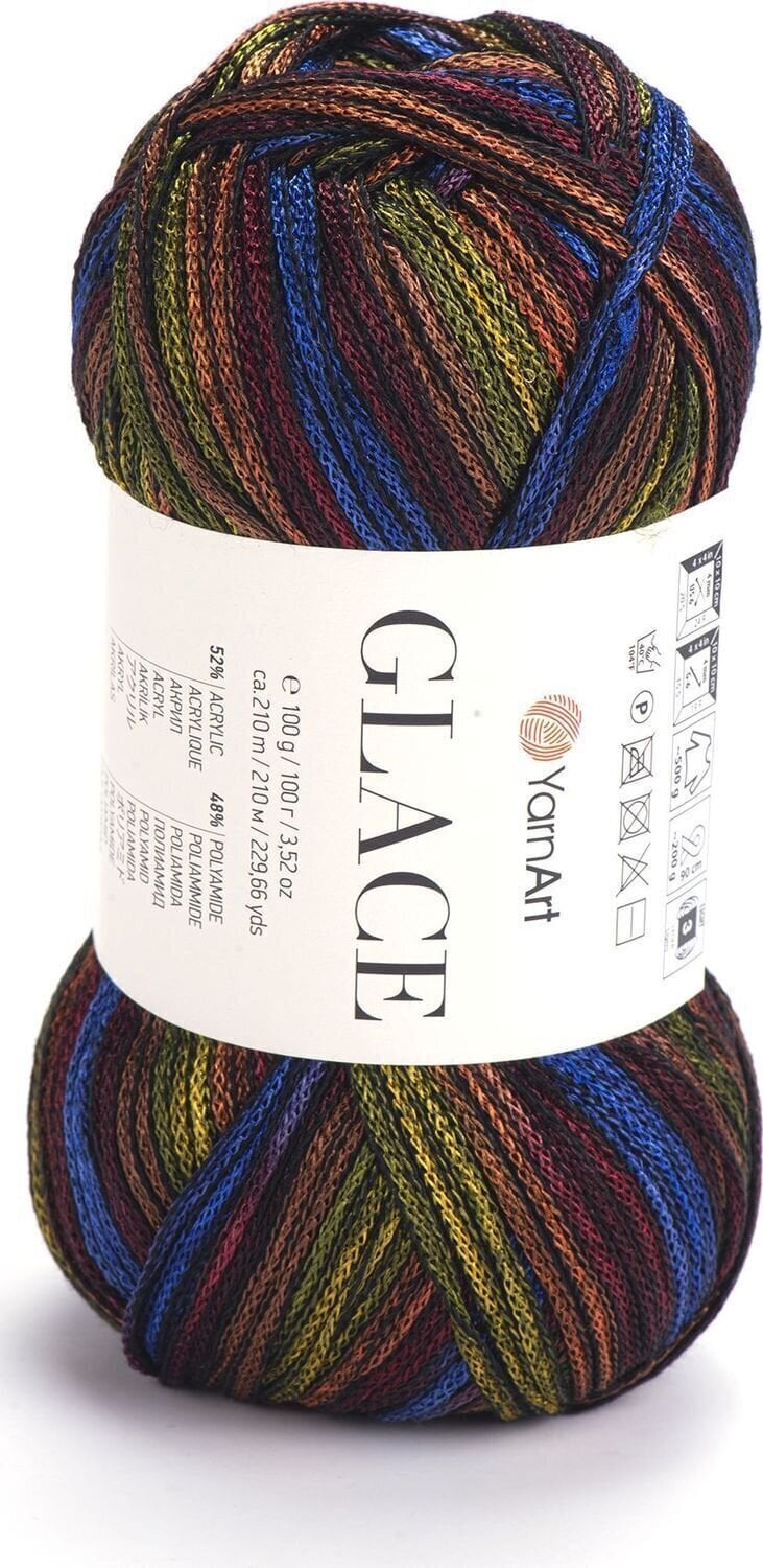 Плетива прежда Yarn Art Glace 7206 Плетива прежда