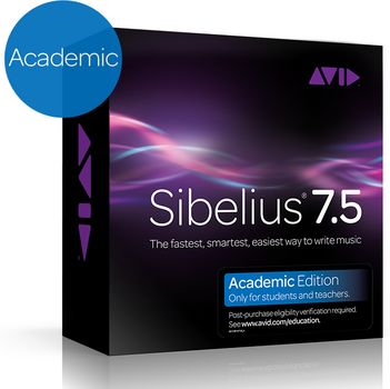 Software partiture AVID Sibelius 7.5 Academic - 1