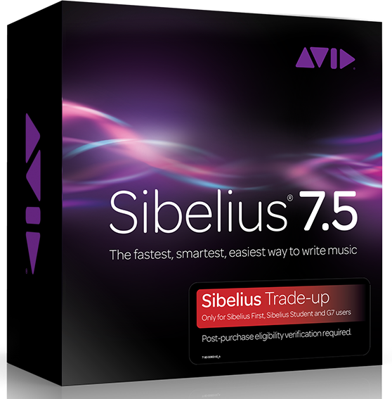 Nuotinnusohjelma AVID Sibelius 7.5 Trade-up