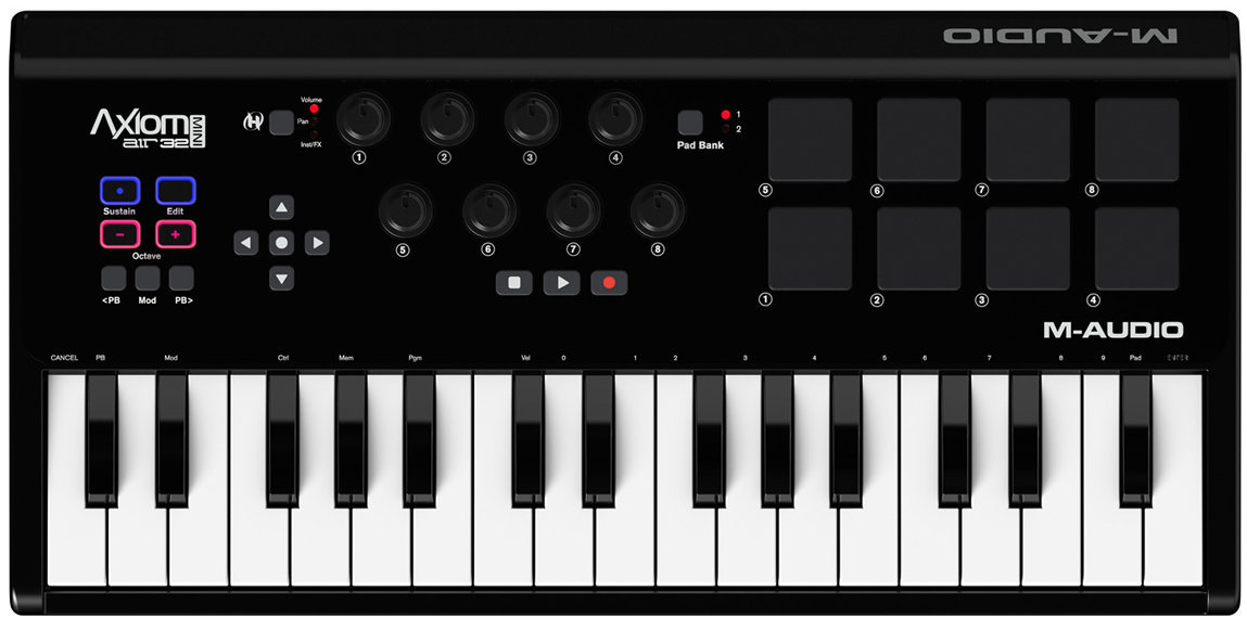 MIDI toetsenbord M-Audio Axiom A.I.R. Mini 32
