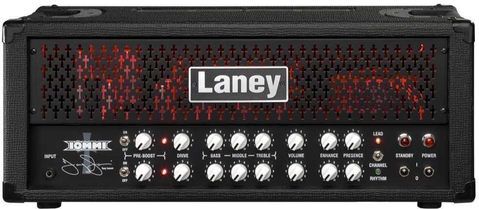 Röhre Gitarrenverstärker Laney TI 100 Tony Iommi Signature Head